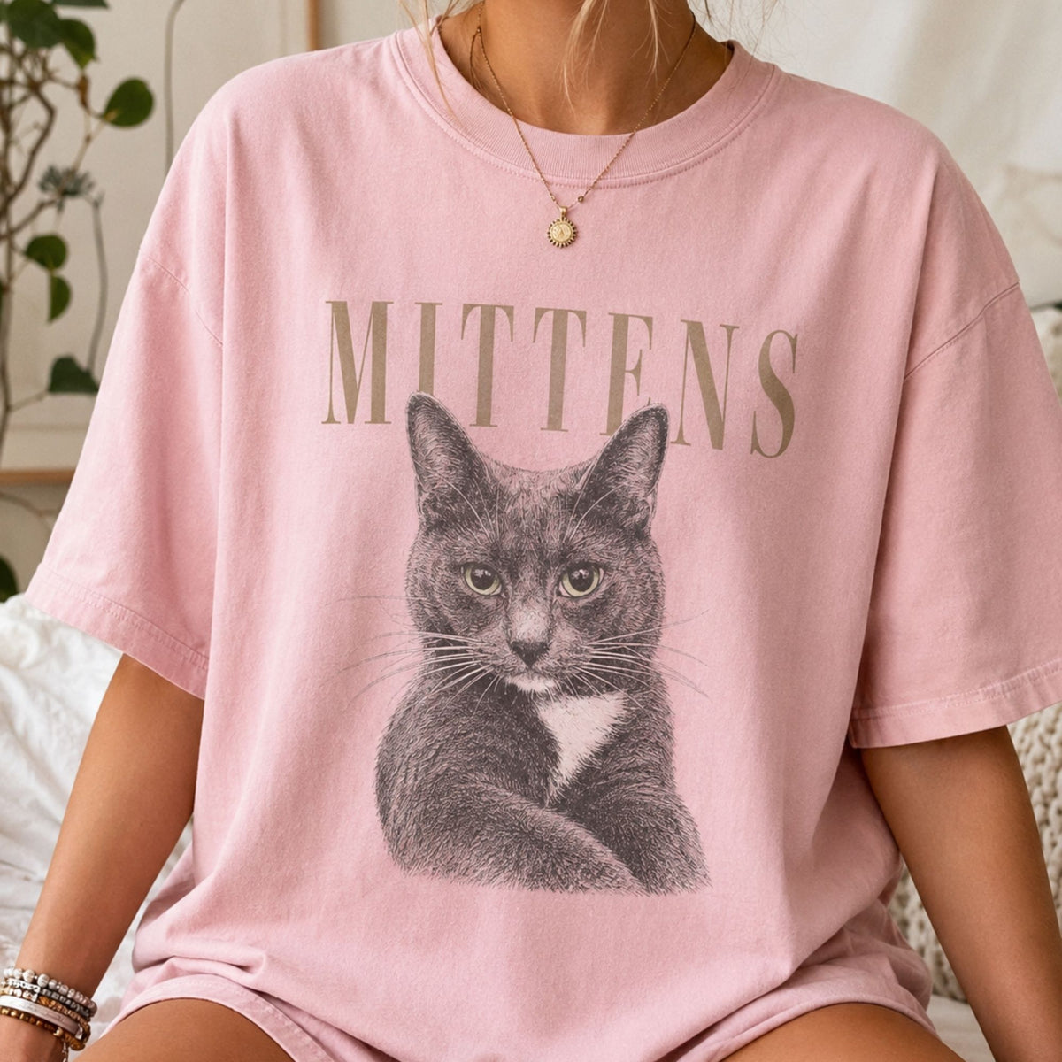 Custom Dog Portrait Shirt from Photo