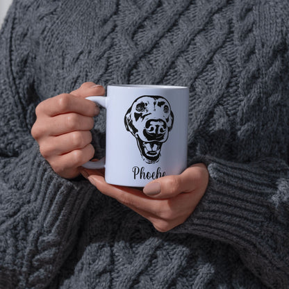 Personalized pet mug gift for dog lover