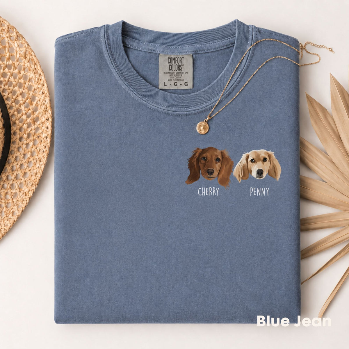 Custom Pet Portrait Shirt from Photo T- Shirt, Personalized Hand Painting Dog Face Tee